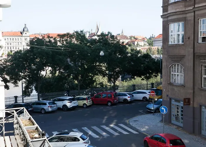 2b Pechackova Family With Balcony By The River * Prague